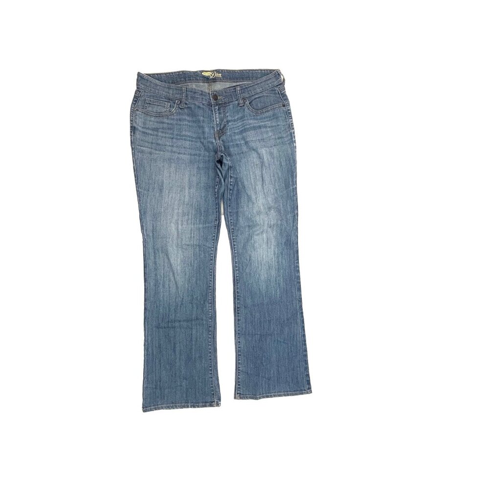 Old Navy The Diva Bootcut Women's size 10P Medium Wash Blue Denim Jeans‎
